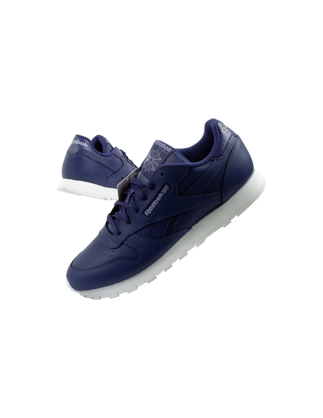 Reebok women's sports shoes sneakers Classic purple leather fashionable