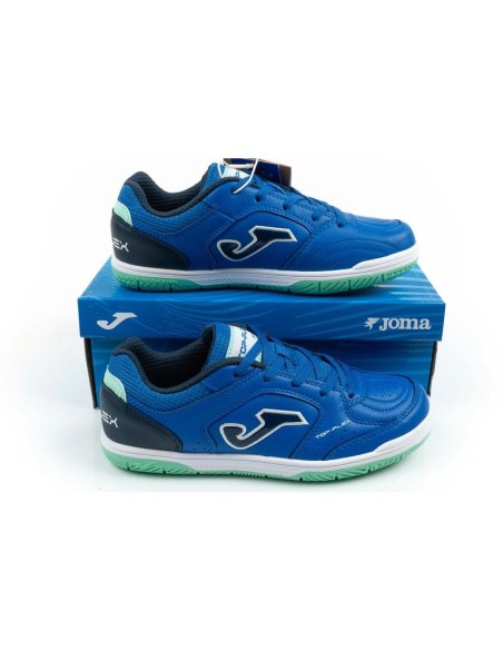 Joma Top Flex 2604 indoor football shoes for kids blue