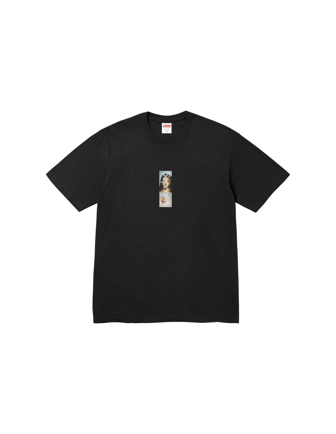 Supreme Prayer Card Box Logo Tee 'Black' FW26T68BLACK MBS