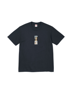 Supreme Prayer Card Box Logo Tee 'Navy' FW26T68NAVY MBS