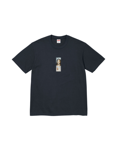Supreme Prayer Card Box Logo Tee 'Navy' FW26T68NAVY MBS