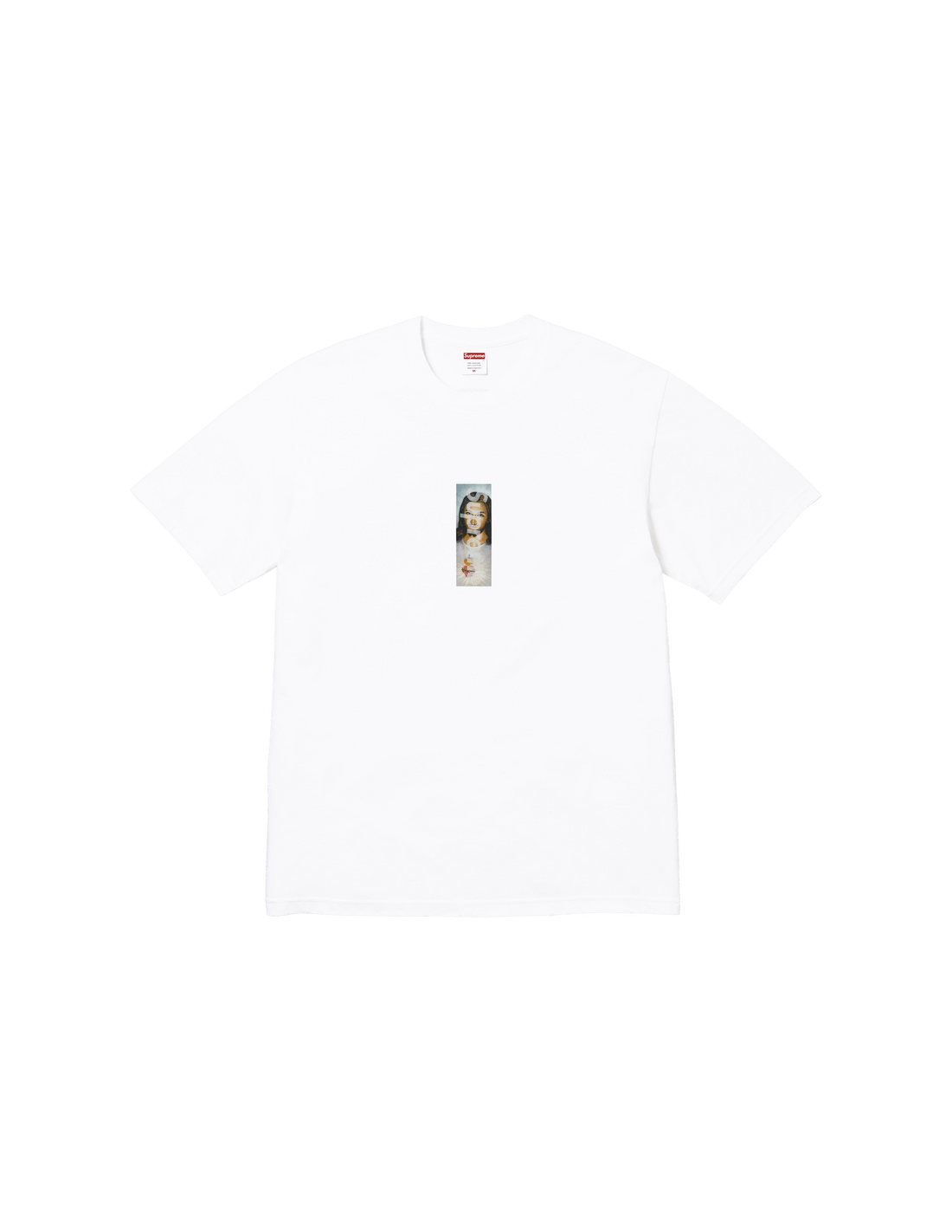 Supreme Prayer Card Box Logo Tee 'White' FW26T68WHITE MBS