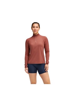 Hoka W GlideTech Quarter Zip Longsleeve 1164155ROUG