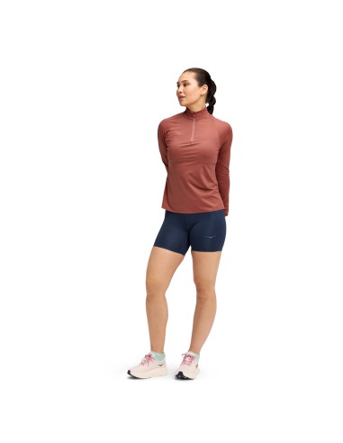 Hoka W GlideTech Quarter Zip Longsleeve 1164155ROUG
