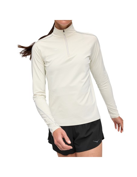 Hoka W GlideTech Quarter Zip Longsleeve 1164155TLS