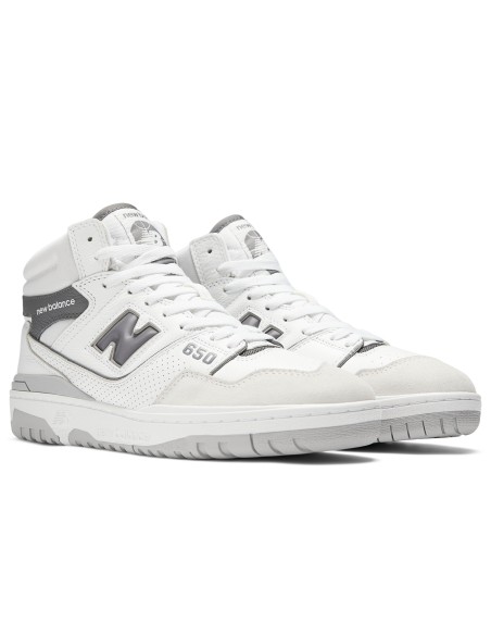 New Balance Sneakers unisex sports shoes white BB650RWE