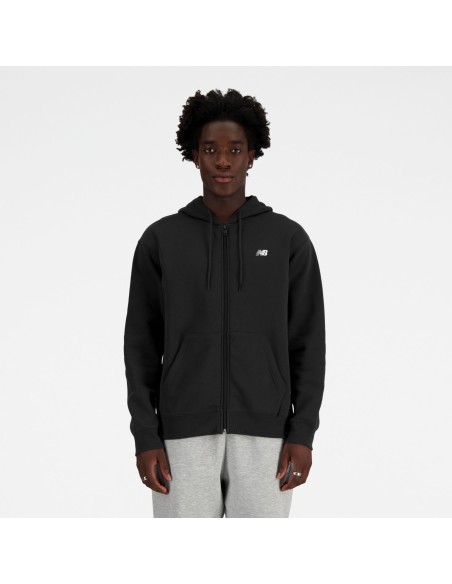 New Balance Sport Essentials Logo Fleece Full Zip MJ41502BK