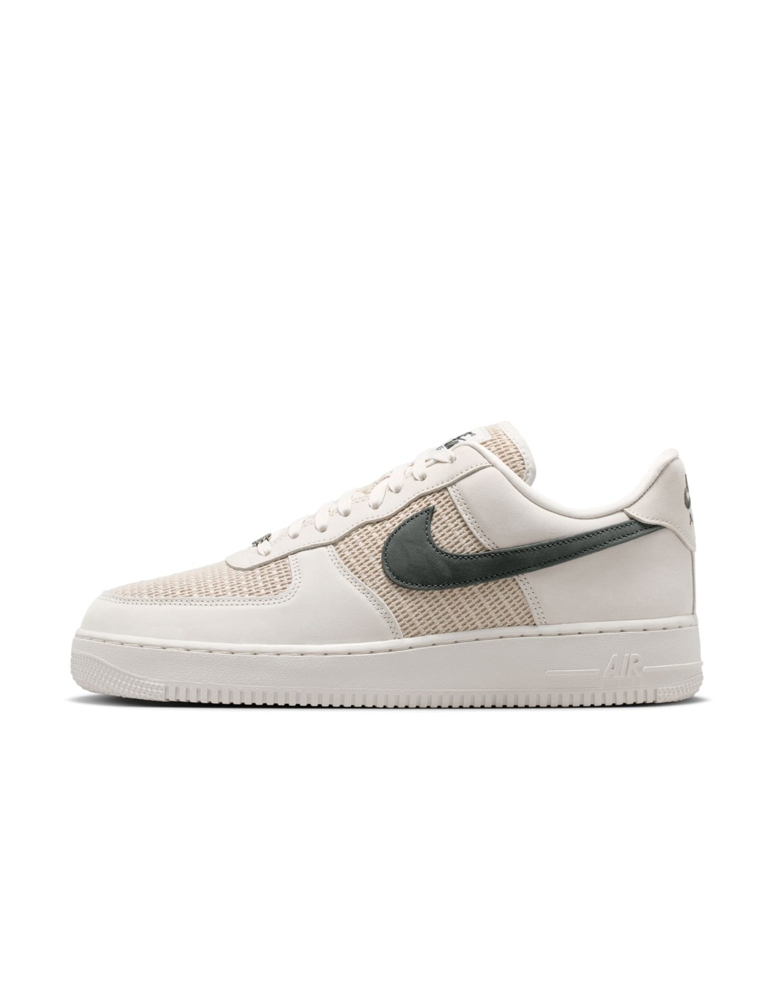 Nike Air Force 1 '07 LV8 'Phantom Cream II Metallic Silver Dark Smoke Grey' II9807002 MBS