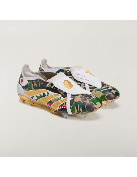 adidas Predator Elite Foldover Tongue FG Bape Green Camo JS3104 MBS