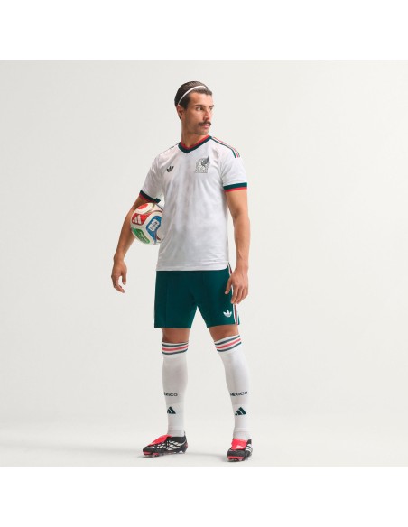 Adidas Mexico 26 Away Authentic Jersey 'White' JY5539 MBS