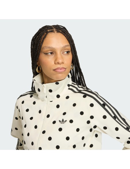 Adidas Satin Polka Dots TT Track Top 'Off White' KV1165 MBS