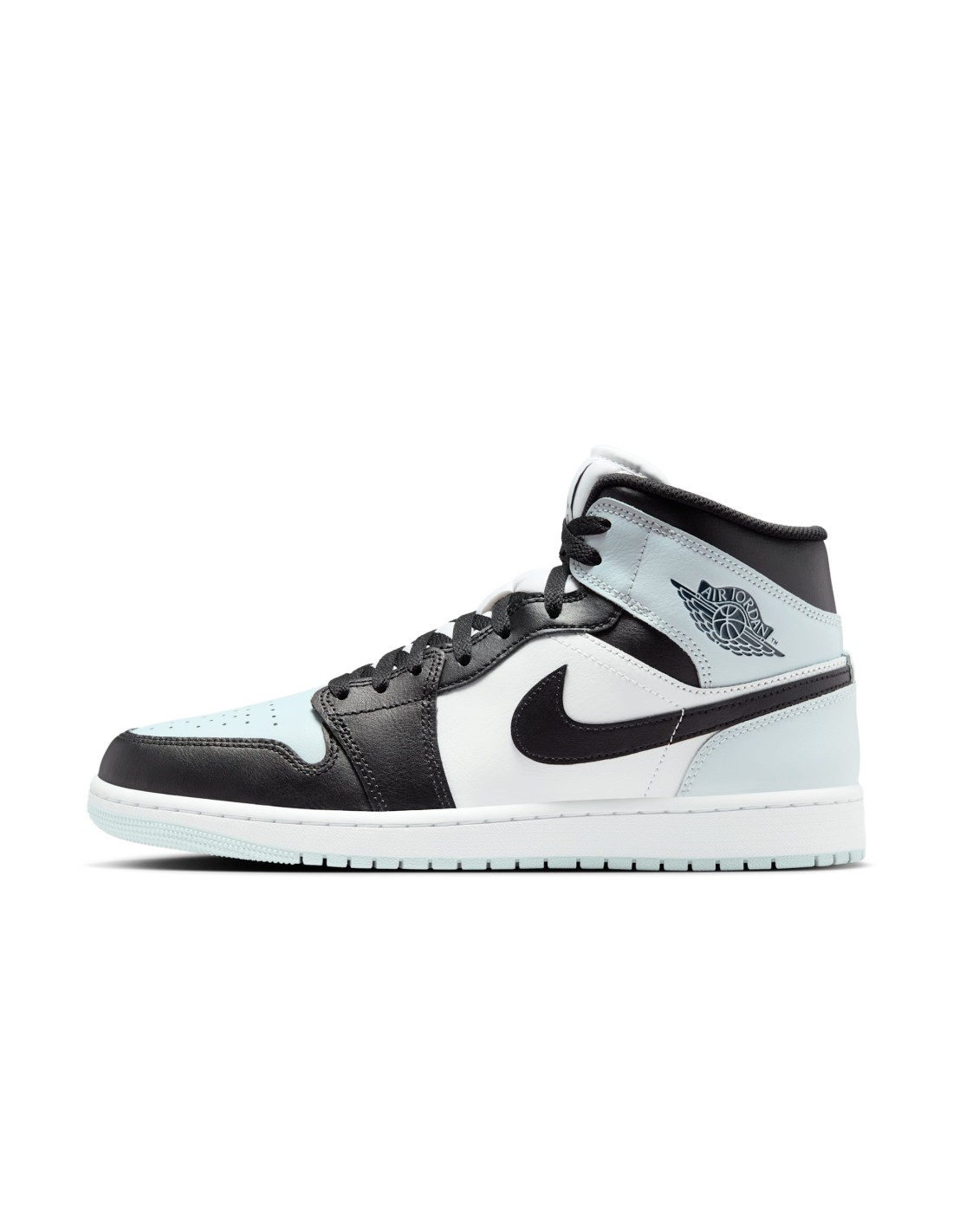Jordan 1 Mid Black Aura Squadron Blue DQ8426002 MBS