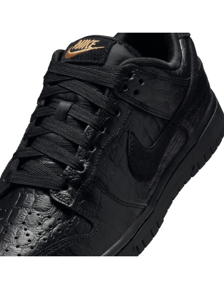 Nike Dunk Low Crocodile Black Women's HV4388001 MBS