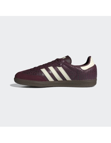 adidas Samba OG Snakeskin Maroon Cream White Women's IH3979 MBS