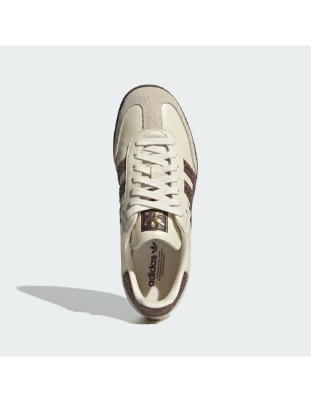 adidas Samba OG Cream Earth Strata Maroon Women's IH3980 MBS