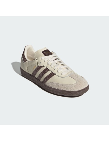 adidas Samba OG Cream Earth Strata Maroon Women's IH3980 MBS