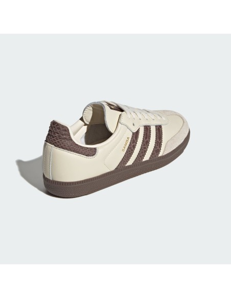 adidas Samba OG Cream Earth Strata Maroon Women's IH3980 MBS