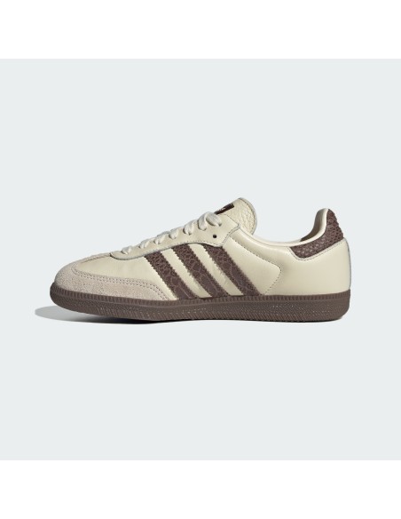 adidas Samba OG Cream Earth Strata Maroon Women's IH3980 MBS