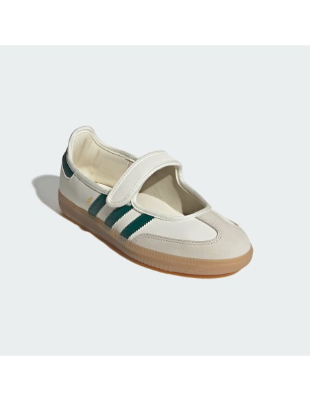 Adidas Samba Jane Off White Collegiate Green Women's IH6485 MBS