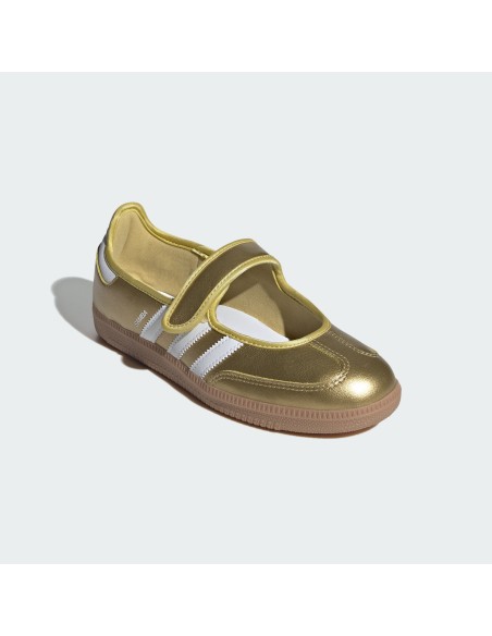 adidas Samba Jane Gold Metallic White Women's IH6599 MBS