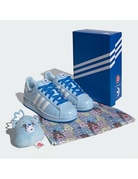 adidas x Care Bears Originals Superstar II Clear Sky Cloud White Women's KK4865 MBS