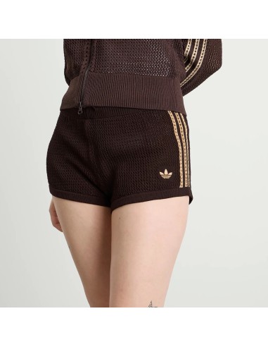 Adidas Crochet Shorts Aurora Coffee Magic Beige KQ6653 MBS