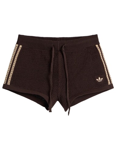 Adidas Crochet Shorts Aurora Coffee Magic Beige KQ6653 MBS