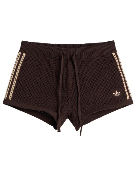 Adidas Crochet Shorts Aurora Coffee Magic Beige KQ6653 MBS