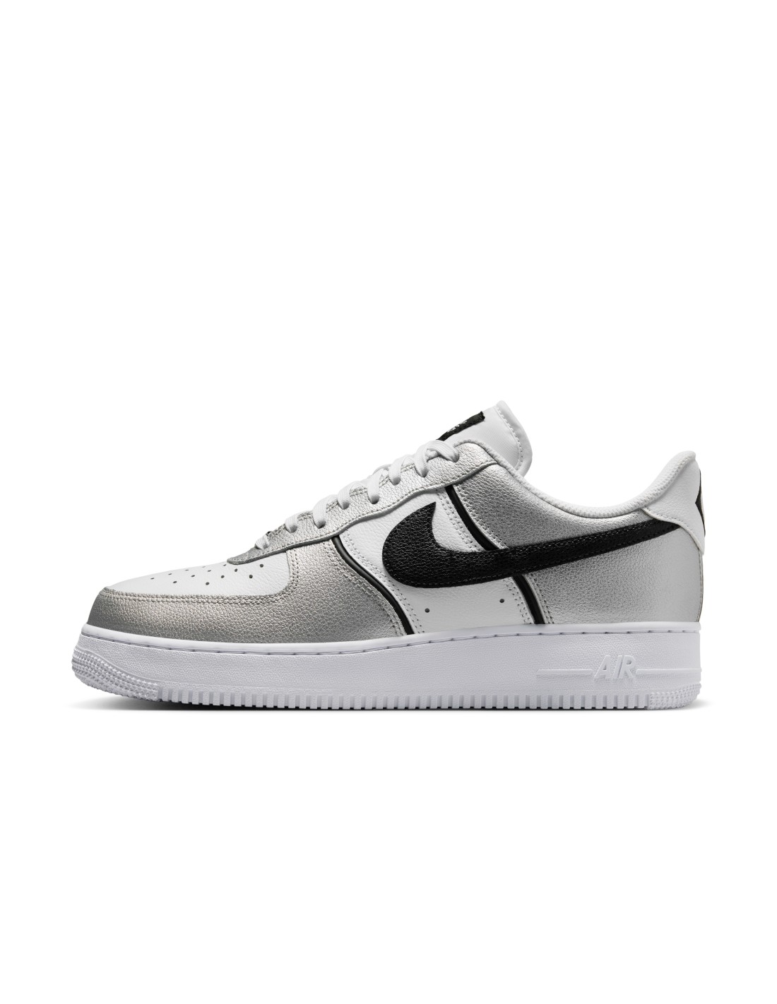 Nike Air Force 1 Low '07 LV8 Metallic Silver White Black IM5752001 MBS