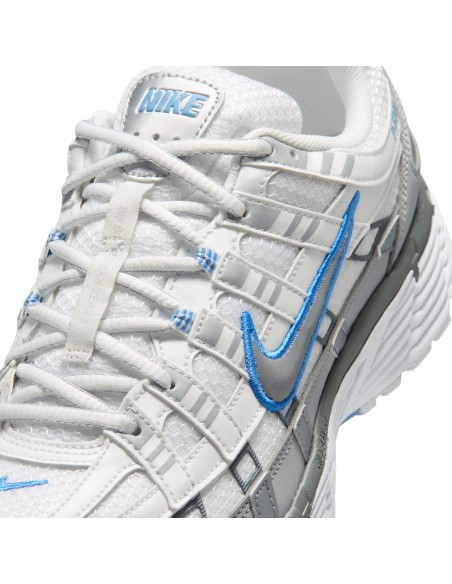 Nike P6000 White Metallic Silver Blue IR1477121 MBS