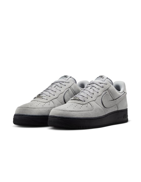 Nike Air Force 1 Low '07 LV8 Light Smoke Grey Suede Black HQ1966001 MBS