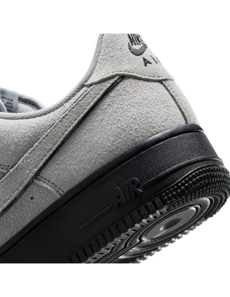 Nike Air Force 1 Low '07 LV8 Light Smoke Grey Suede Black HQ1966001 MBS