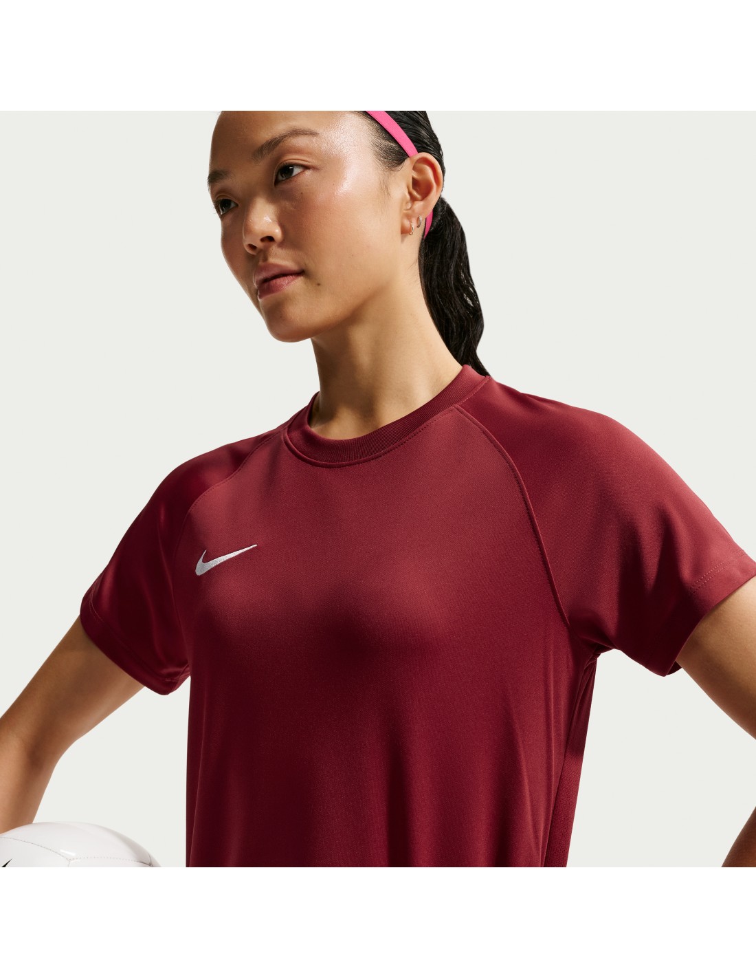 Nike DriFit Park VIII Women's TShirt Burgundy HV8178 677