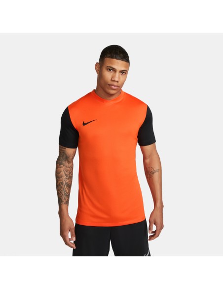 Nike Tiempo Premier II Αθλητικό Ανδρικό T-shirt Πορτοκαλί Μονόχρωμο DH8035-819