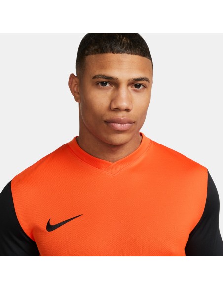 Nike Tiempo Premier II Αθλητικό Ανδρικό T-shirt Πορτοκαλί Μονόχρωμο DH8035-819