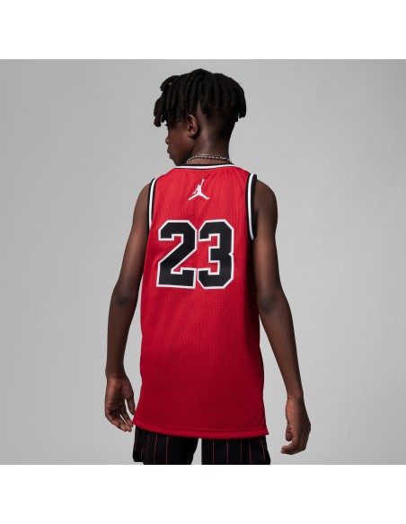 Air Jordan Junior Michael Jordan 23 Red Kids' Basketball Jersey 95A773R78