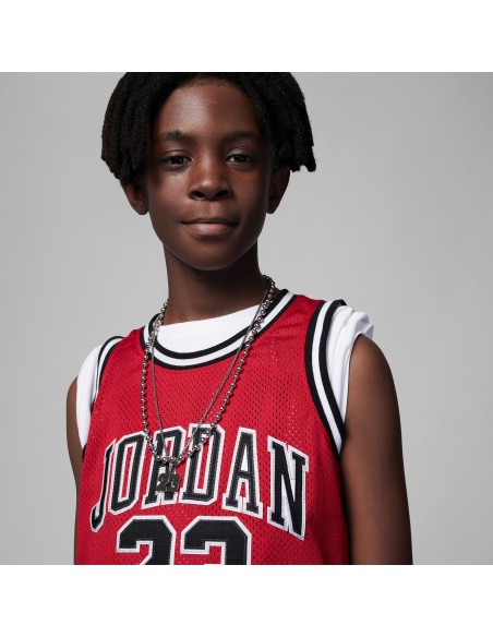 Air Jordan Junior Michael Jordan 23 Red Kids' Basketball Jersey 95A773R78