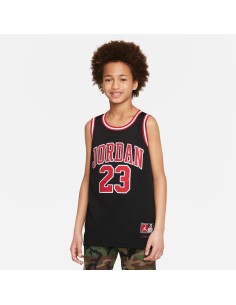 Air Jordan Junior Michael Jordan 23 Kids Basketball Jersey Black 95A773023