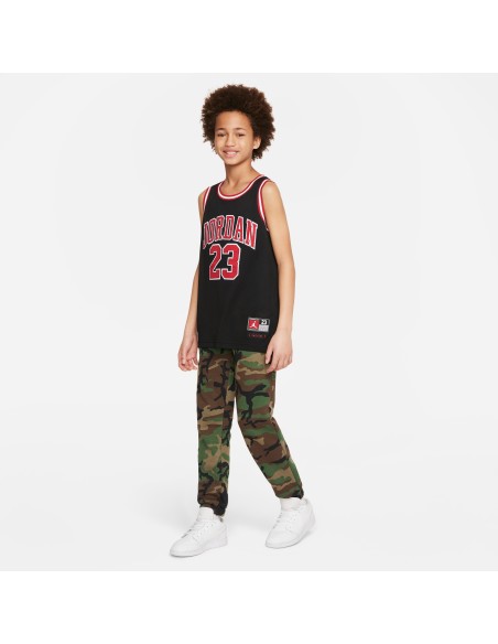 Air Jordan Junior Michael Jordan 23 Kids Basketball Jersey Black 95A773023