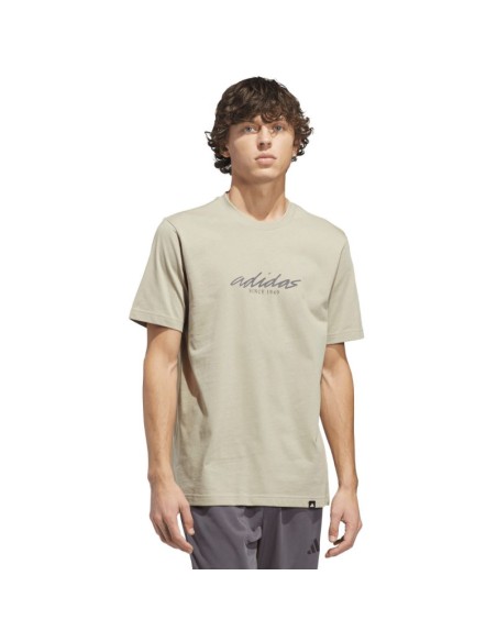 Men's adidas Color Connect Graphic Tshirt beige KE1315