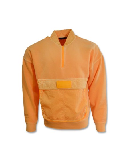 Men's Jordan 23 Engineered 12 Zip Top Orange Jacket CJ5997810