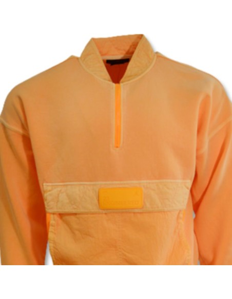 Men's Jordan 23 Engineered 12 Zip Top Orange Jacket CJ5997810