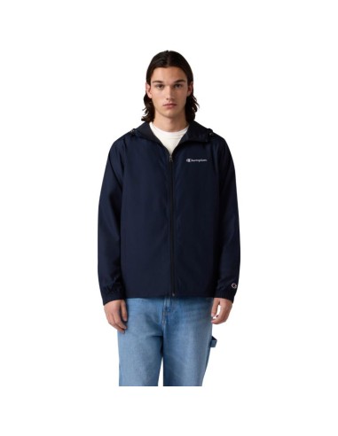 Champion Windbreaker Men's Jacket Navy Blue 222272 BS501