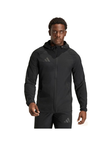 Men's adidas Tiro 26 Travel Windbreaker Jacket Black JM5539