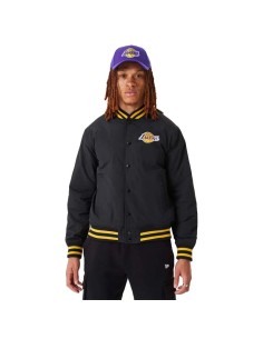 New Era NBA Los Angeles Lakers Script Bomber Jacket 60332205