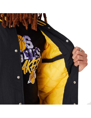 New Era NBA Los Angeles Lakers Script Bomber Jacket 60332205