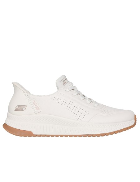 Skechers SlipIns Bobs Squad 4 Key Look 117740WHT