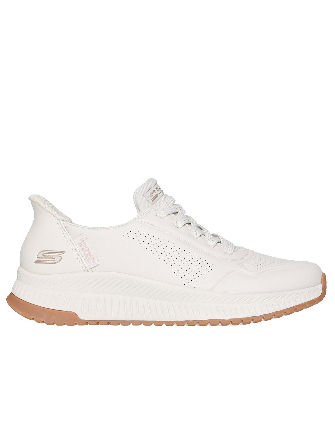 Skechers SlipIns Bobs Squad 4 Key Look 117740WHT