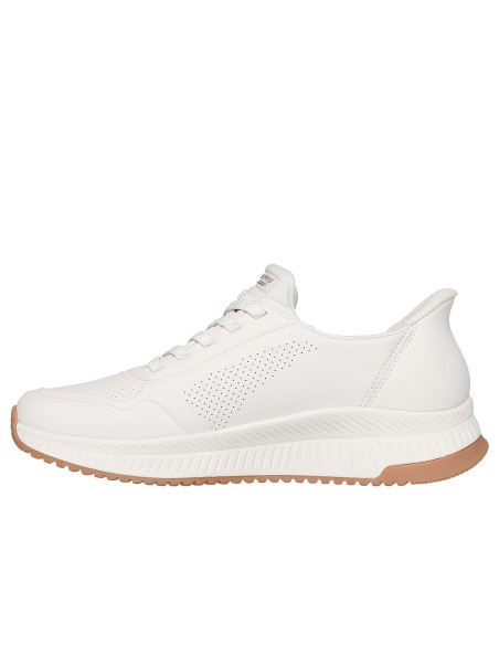 Skechers SlipIns Bobs Squad 4 Key Look 117740WHT