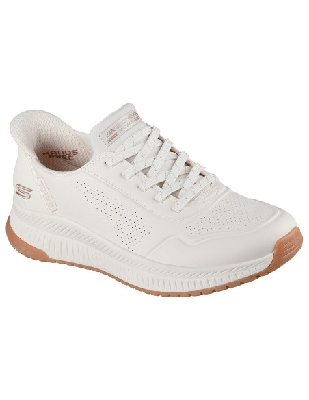 Skechers SlipIns Bobs Squad 4 Key Look 117740WHT